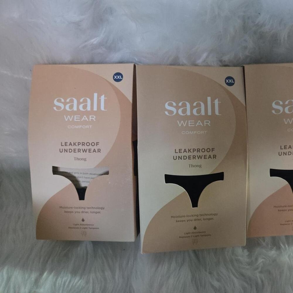 Saalt leakproof thong underwear size xxl